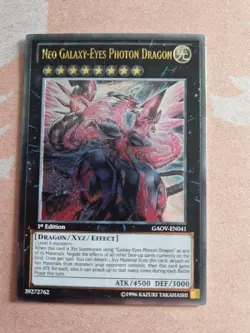 Yu-Gi-Oh Neo Galaxy-Eyes Photon Dragon GAOV-EN041 - Ultimate Rare 1st Edition - Image 1