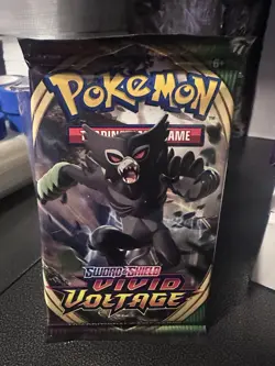 Pokemon SWSH Vivid Voltage Booster Pack - 10 Cards / Pack - Random Art - SEALED - Image 1