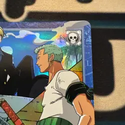 BANDAI One Piece Hyper Battle S97 ZORO SANJI HOLO FOIL SCARCE EARLY CARD VINATGE - Image 2