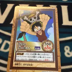 One Piece Carddass Hyper Battle Monkey D Luffy #RC-16 Holo Foil 2001 US Seller - Image 1