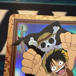 One Piece Carddass Hyper Battle Monkey D Luffy #RC-16 Holo Foil 2001 US Seller - Image 3