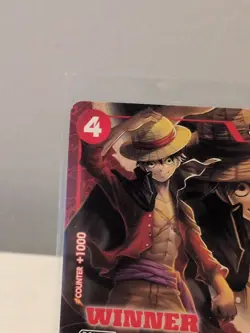 One Piece Tournament Pack Vol. 1 Winner Promo #P-007 Monkey D. Luffy - Image 2