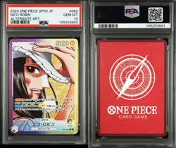 One Piece Japanese Nico Robin PSA 10 OP09 062 #8f56 - Image 3