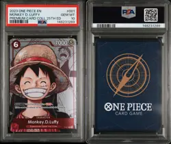 One Piece Premium 25th Anniversary PSA 10 English Sequential - Image 3