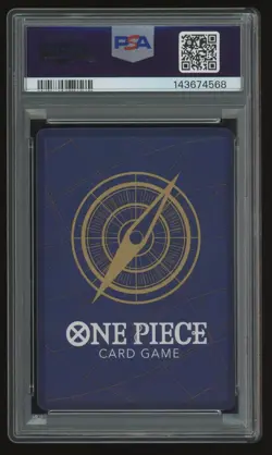 2022 One Piece ST03 Crocodile 003 SR Super Pre-Release PSA 10 Gem Mint Stamped - Image 2