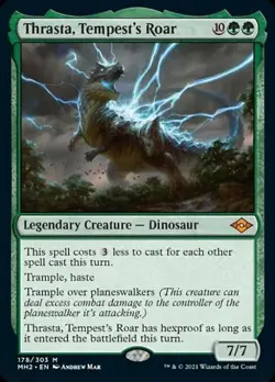Thrasta, Tempest's Roar - Near Mint MTG Modern Horizons 2 - Image 1