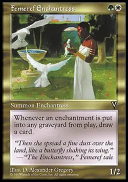 Femeref Enchantress - Medium Play MTG Visions - Image 1