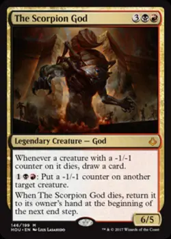 The Scorpion God -Foil Near Mint MTG Hour of Devastation - Image 1