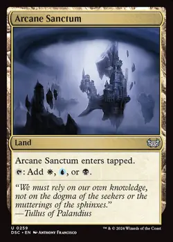 NM Arcane Sanctum, MTG, Duskmourn Commander, Magic the Gathering, 259 - Image 1
