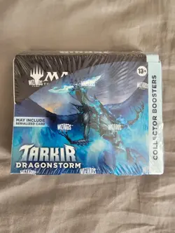 MTG Tarkir: Dragonstorm Collector Booster Box 12 Packs Sealed New - Image 1