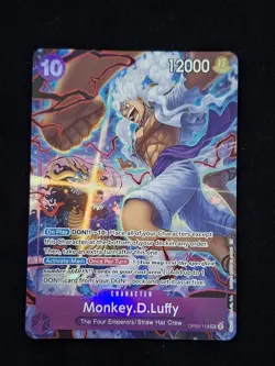 OP05-119 Monkey.D.Luffy (SEC Alt Art) ONE PIECE Card TCG NM English - Image 1