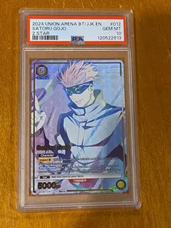 Satoru Gojo UE03BT/JJK-1-012 SR Union Arena Jujutsu Kaisen English Psa 10 - Image 1