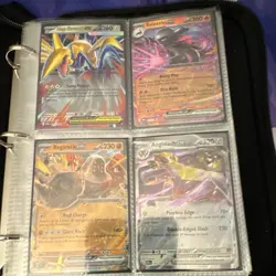 Pokemon TCG 49-Card Holo Binder Lot EX GX Mega Sun & Moon XY Ho-Oh GX - Image 1