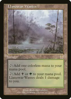 Llanowar Wastes X (1) MTG Apocalypse Excellent/Near Mint - 4RCards - Image 1