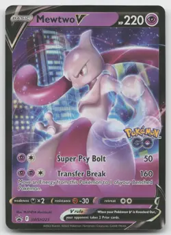 Mewtwo V Promo Holo SWSH: Sword & Shield Promo Cards SWSH223 NM - Image 1