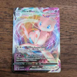 Pokemon TCG Mew VMAX 114/264 Swsh08: Fusion Strike Holo Card English - Image 1