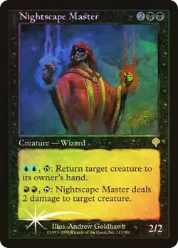 Invasion MTG FOIL Nightscape Master Magic - Image 1