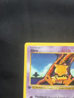 Pokemon Cards: Base Set 1st Edition Common: Abra 43/102 - Image 2