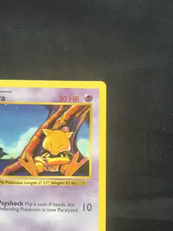 Pokemon Cards: Base Set 1st Edition Common: Abra 43/102 - Image 3