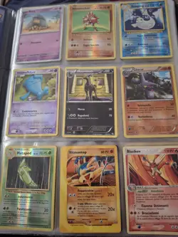 ALBUM RACCOGLITORE POKEMON + 126 CARTE HOLO RARE COMUNI REVERSE CARDS VINTAGE - Image 3