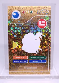 Pokemon 2024 POKEDEX BLACK Card #038 Ninetales Kanto Peru Edition US Seller - Image 4