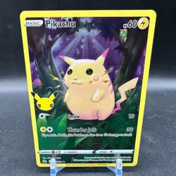 Pikachu Holo Rare Card 005/025 Pokemon TCG Celebrations - Image 1