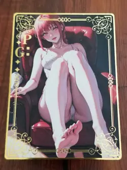 Makima - Chainsaw Man - Goddess Story Gold Metal PG Card - Image 1