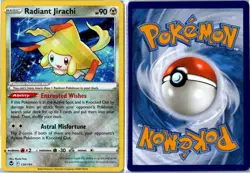 Pokemon Card - Radiant Jirachi Silver Tempest 120/195 2022 Radiant Rare NM - Image 3