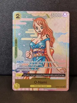 One Piece O-Nami OP06-101 Event Pack Vol 5 Promotional Card - Image 1