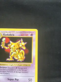 Pokemon Cards: Base Set 1st Edition Uncommon: Kadabra 32/102 - Image 3