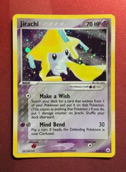 JIRACHI 8/101 EX Hidden Legends HOLO rare Pokemon TCG card NM+ CLEAN! - Image 1