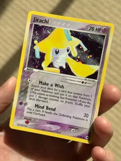 JIRACHI 8/101 EX Hidden Legends HOLO rare Pokemon TCG card NM+ CLEAN! - Image 2