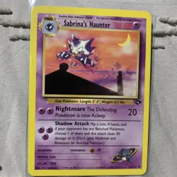 Pokemon Card - Gym Challenge 55/132 - SABRINA'S HAUNTER - Image 1