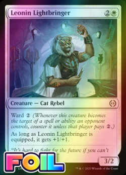 x1 Leonin Lightbringer ONE MTG 20/271 FOIL COMMON M/NM 1x - Image 1
