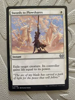 Swords to Plowshares U Commander: Duskmourn: House of Horror 106 LP - Image 1