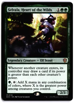 Selvala, Heart of the Wilds NM ECC MTG Commander: Lorwyn Eclipsed - Image 1