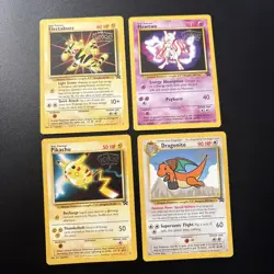 Pokemon TCG 1999 Pokemon First Movie Set x4 Vintage WB Black Star Promo Cards - Image 1