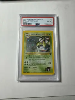 Erika's Venusaur Gym Challenge 2000 Holo Rare Pokemon TCG PSA 8 #4/132 Unlimited - Image 1