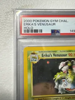Erika's Venusaur Gym Challenge 2000 Holo Rare Pokemon TCG PSA 8 #4/132 Unlimited - Image 3