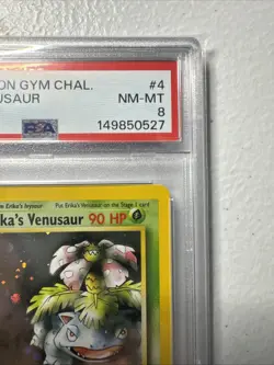 Erika's Venusaur Gym Challenge 2000 Holo Rare Pokemon TCG PSA 8 #4/132 Unlimited - Image 4