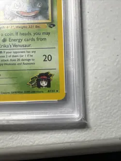 Erika's Venusaur Gym Challenge 2000 Holo Rare Pokemon TCG PSA 8 #4/132 Unlimited - Image 5