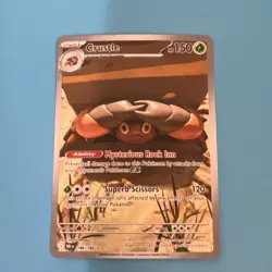 Pokemon TCG Crustle 186/182 Sv10 Destined Rivals Illustration Rare Holo 150 HP - Image 3