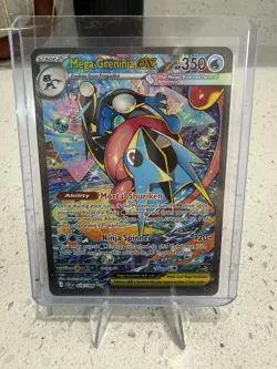 Pokemon TCG Mega Greninja EX 116/86 Chaos Rising SIR Full Art Holo - MINT - Image 3