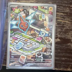 Pokemon Rotom 197/182 Sv10 Destined Rivals Illustration Rare Holo 60HP 2025 - Image 1