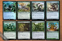Lot 8 Green Hydra Creatures *NM* Set Magic MTG EDH Group Gargos Vicious Watcher - Image 1