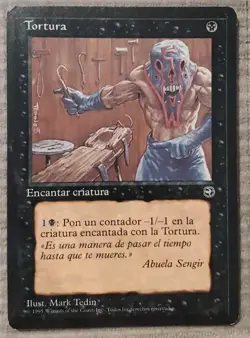 Torture Spanish Edition Homelands MTG Magic the Gathering - Image 1