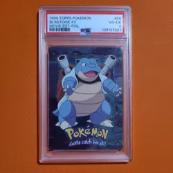 1999 Topps Pokemon The Movie Blastoise #E9 Foil - Image 1