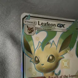 Pokemon Leafeon GX SV46/SV94 Hidden Fates Shiny Vault Full Art Holo 2019 READ - Image 2