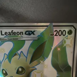 Pokemon Leafeon GX SV46/SV94 Hidden Fates Shiny Vault Full Art Holo 2019 READ - Image 4