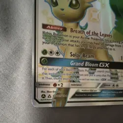 Pokemon Leafeon GX SV46/SV94 Hidden Fates Shiny Vault Full Art Holo 2019 READ - Image 5